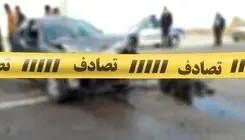 تصادف مرگبار ساوه–تهران ۳ کشته و ۲ مصدوم برجای گذاشت