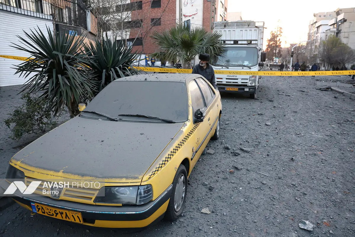 حمله هوایی صبح  امروز به تهران