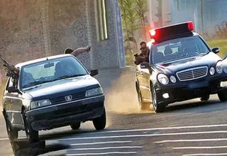 تعقیب و گریز نفس‌گیر پژو پارس و پلیس