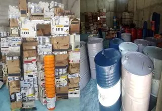 تولید روغن موتور تقلبی در شهریار