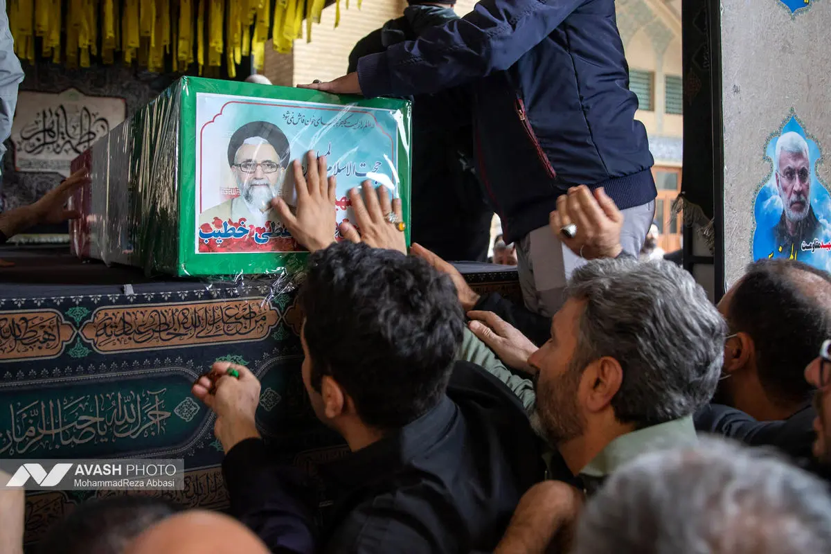 تشییع پیکر شهید اسماعیل خطیب وزیر اطلاعات
