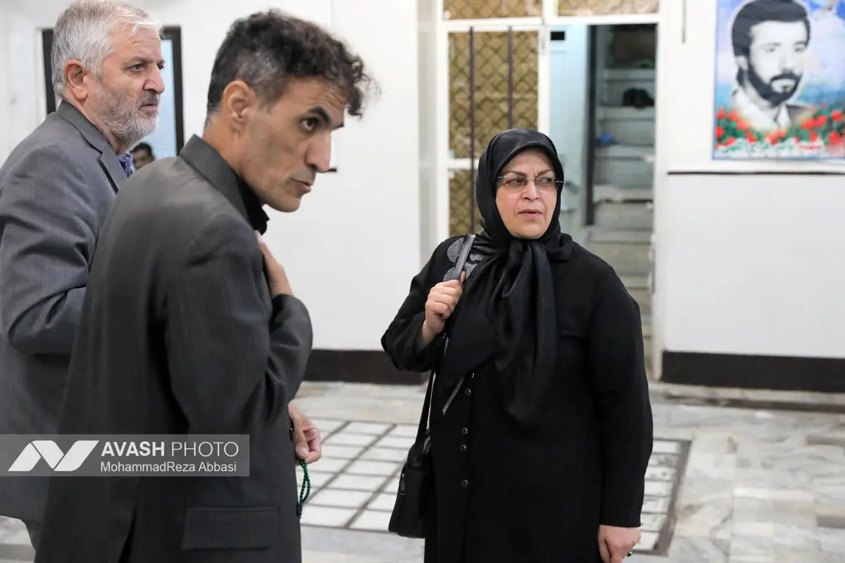 مراسم تشییع سید محمد تاج زاده