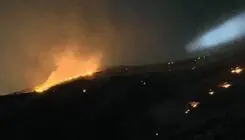 آتش‌سوزی در دامنه کوه دروازه قرآن شیراز