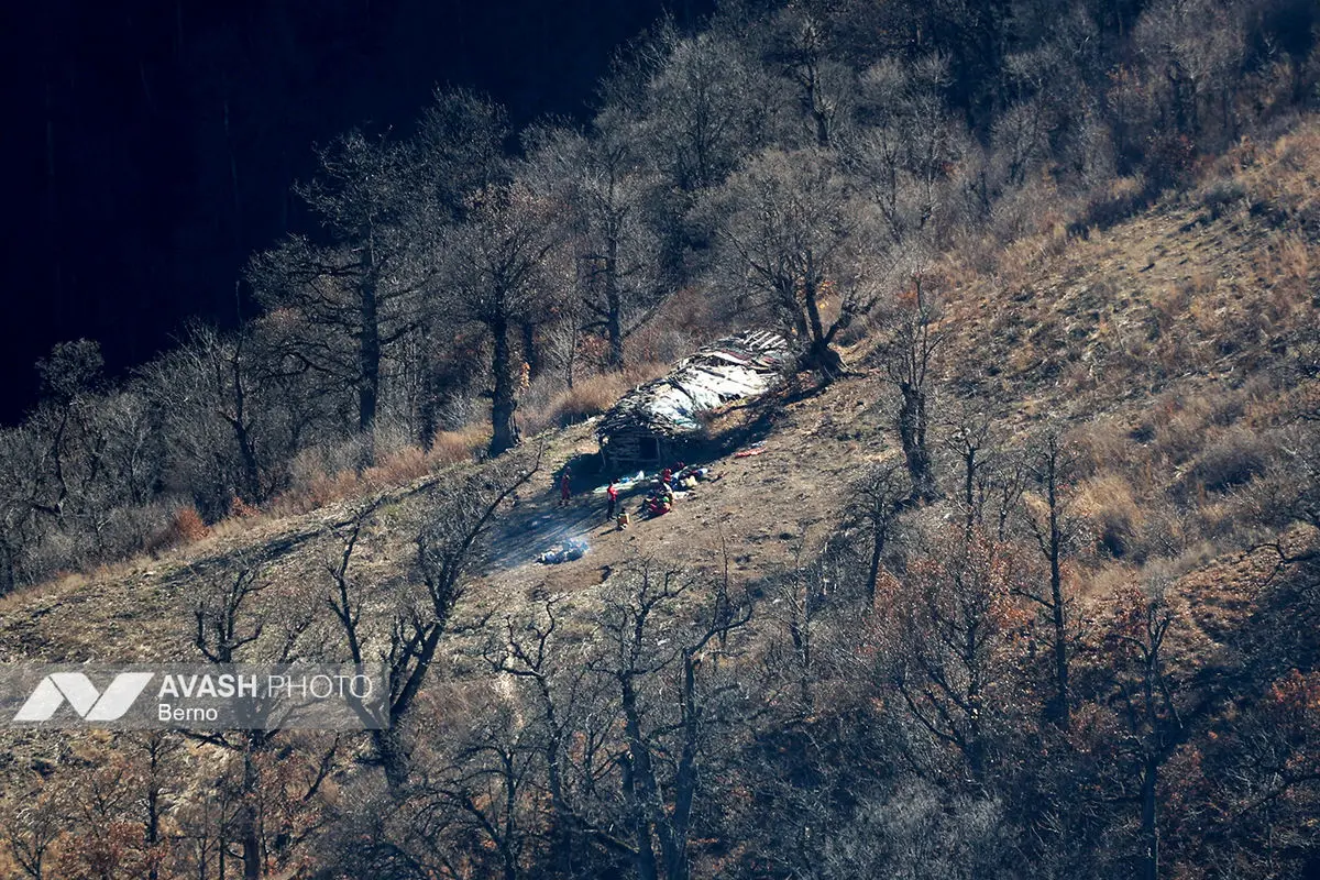 عملیات مهار آتش‌سوزی مناطق کوهستانی روستاهای دلیر و الیت