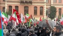 تظاهرات در ترکیه در حمایت از مردم ایران 