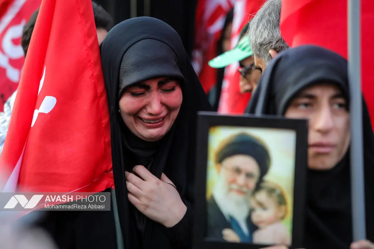 مراسم تشییع پیکر مطهر رهبر شهید انقلاب در تهران -