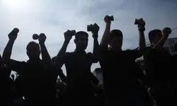 کتک کاری عجیب دو هیئت عزاداری در حرم امام رضا!/ فیلم