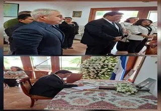 وزیر امور خارجه نیکاراگوا به سفارت ایران رفت