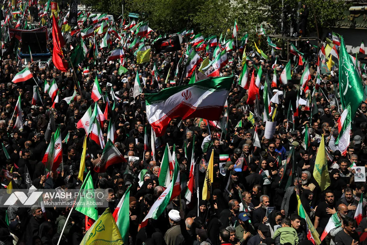 مراسم اربعین رهبر شهید انقلاب در تهران