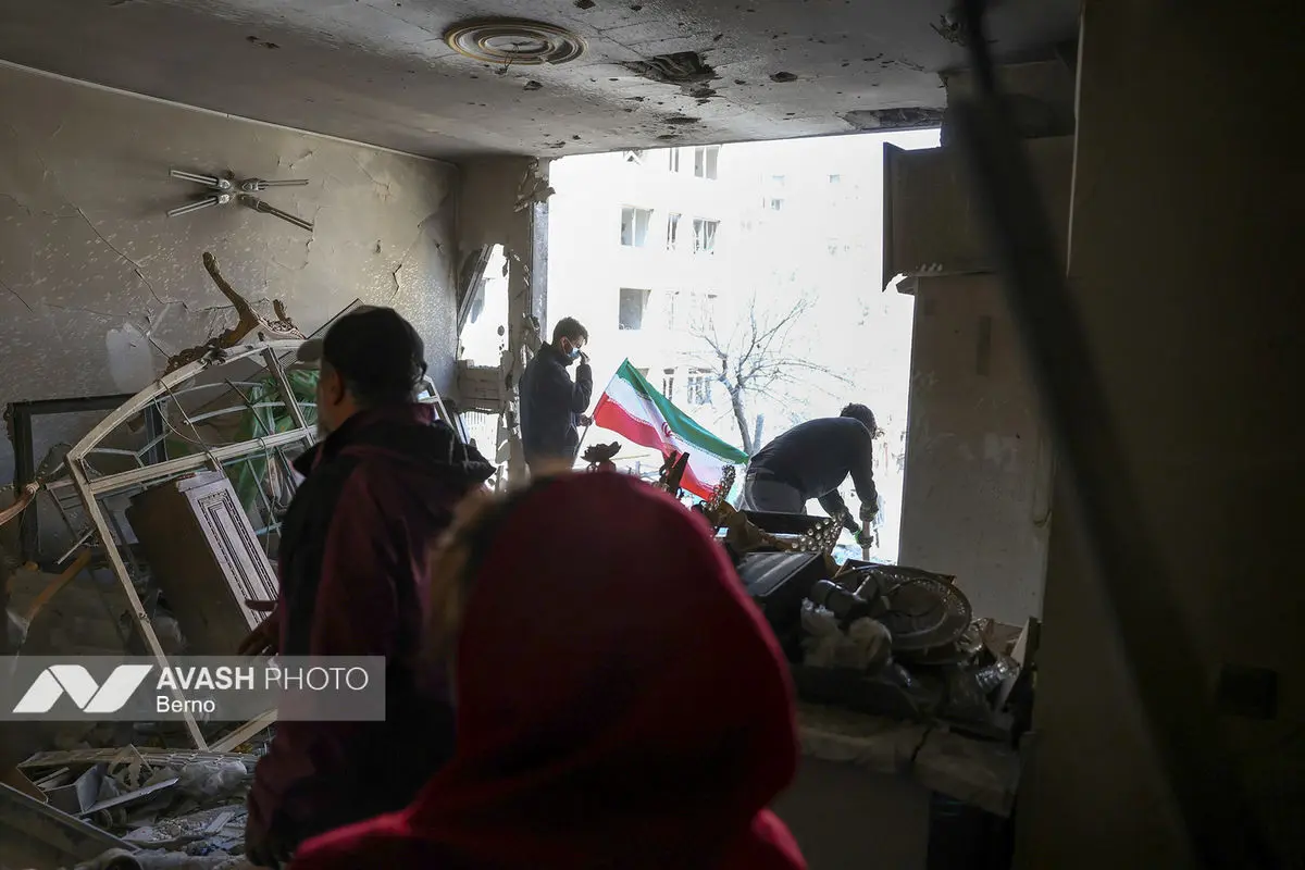 خسارات ناشی از تجاوز هوایی آمریکا و رژیم صهیونیستی به ایران - تهران