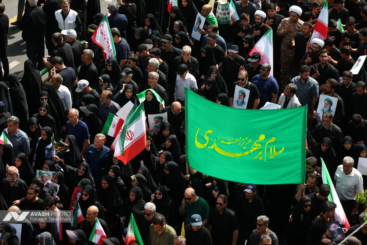 مراسم تشييع پيکر مطهر تعدادي از سرداران و فرماندهان، دانشمندان هسته‌اي