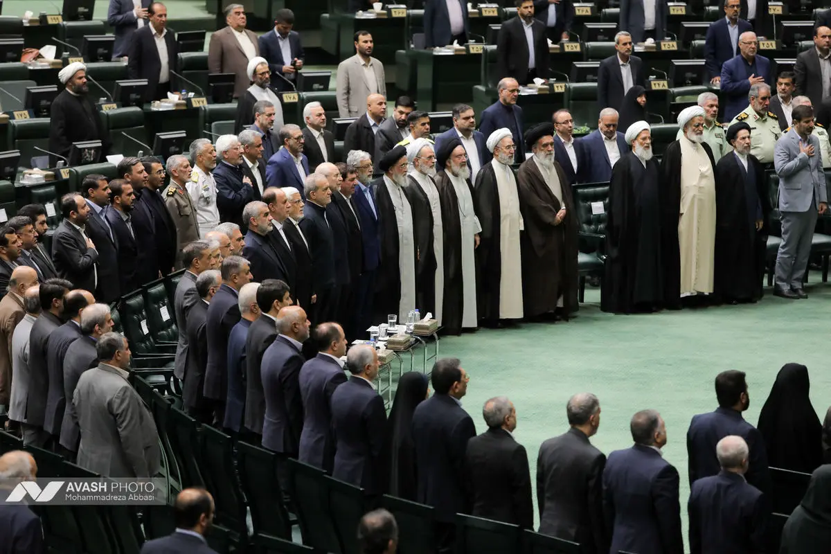 مراسم بزرگداشت شهدای خدمت در مجلس شورای اسلامی