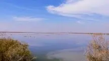 سرریز تالاب سولدوز نقده پس از ۱۵ سال/ آب مازاد راهی دریاچه ارومیه شد