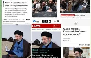 بازتاب گسترده آغاز دوران رهبری آیت‌الله سید مجتبی خامنه‌ای در رسانه‌های جهانی/ اولین اختلاف بزرگ میان آمریکا و اسرائیل در جنگ + عکس و فیلم
