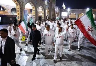 بازگشت کاروان ورزشی ناو دنا به مشهد پس از کسب مقام سوم بازی‌های آسیایی ساحلی سانیا