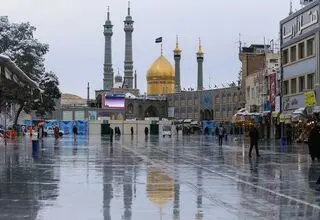 وضعیت هوای قم و جمکران در آخر هفته/ وزش باد شدید و بارش پراکنده