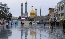 وضعیت هوای قم و جمکران در آخر هفته/ وزش باد شدید و بارش پراکنده