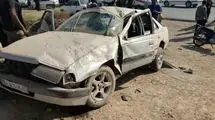 واژگونی خودروی حامل دانش‌آموزان/ یک کشته و چهار مصدوم 