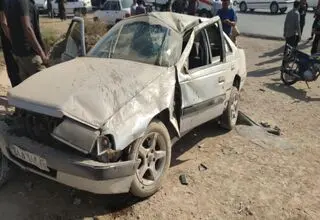 واژگونی خودروی حامل دانش‌آموزان/ یک کشته و چهار مصدوم 
