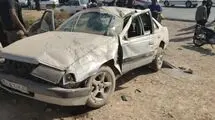 واژگونی خودروی حامل دانش‌آموزان/ یک کشته و چهار مصدوم 
