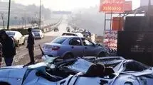 تصادف ۳ خودرو در محور فیروزکوه یک کشته و سه مصدوم داشت