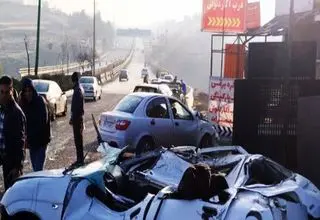 تصادف ۳ خودرو در محور فیروزکوه یک کشته و سه مصدوم داشت