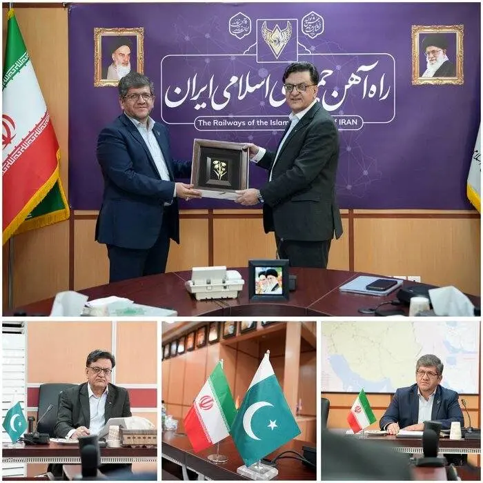 سند چارچوب همکاری میان دو راه‌آهن ایران و پاکستان امضا شد