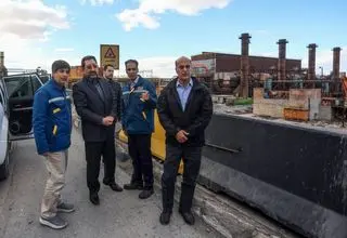 بازدید وزیر صنعت، معدن و تجارت از مجتمع فولاد مبارکه در استان اصفهان