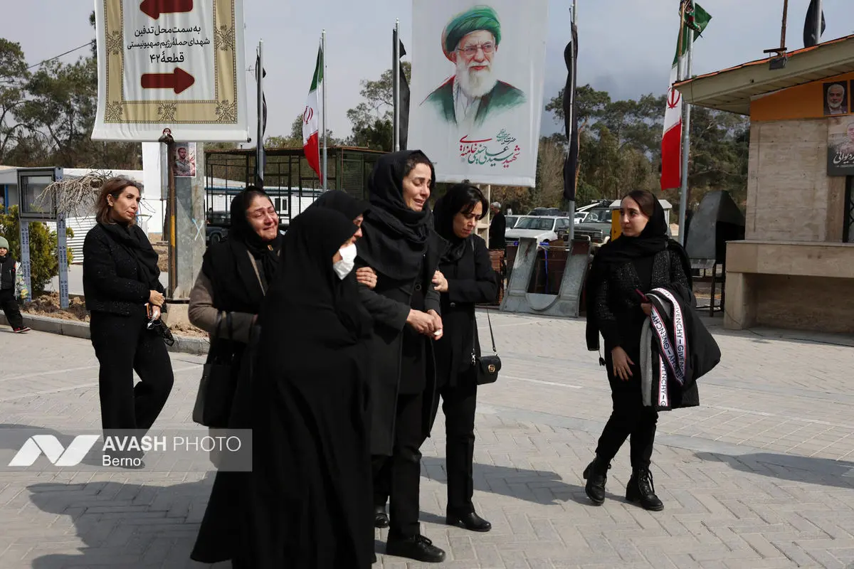 مراسم تشییع پیکر شهدای تجاوز آمریکا و رژیم صهیونیستی - تهران