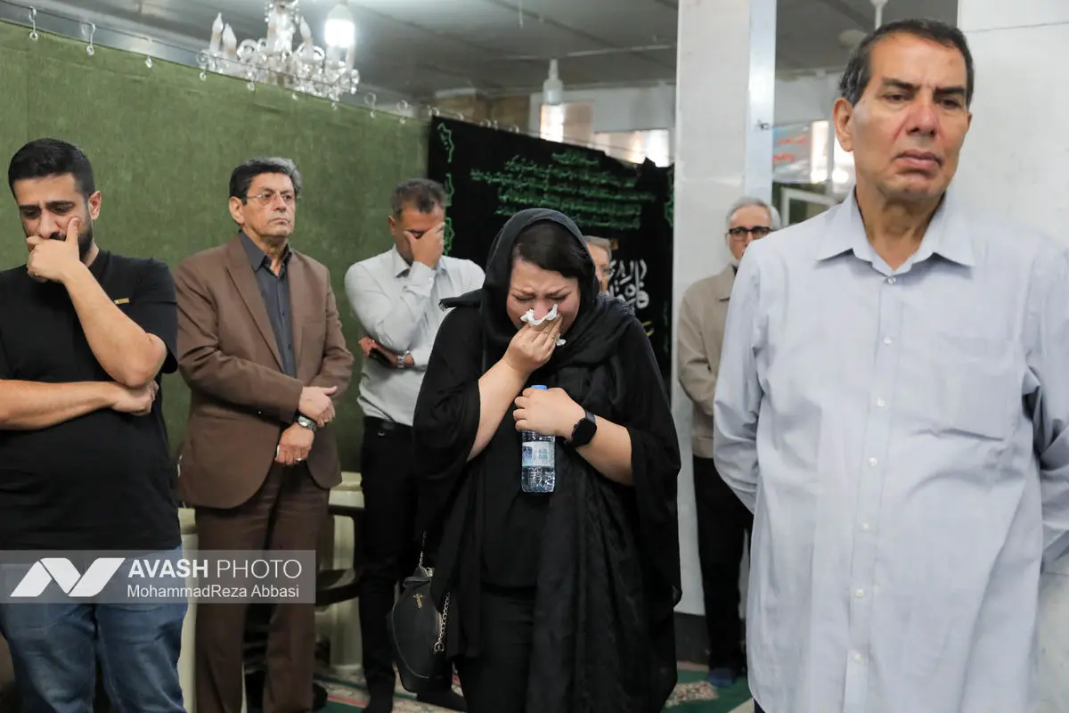 مراسم تشییع سید محمد تاج زاده