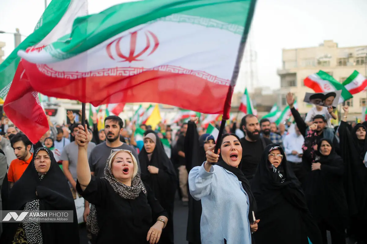 جشن پیروزی بر رژیم صهیونیستی