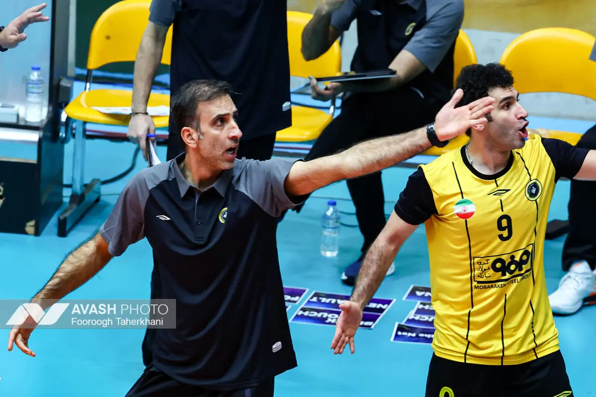 دیدار تیم های والیبال شهرداری ارومیه و سپاهان