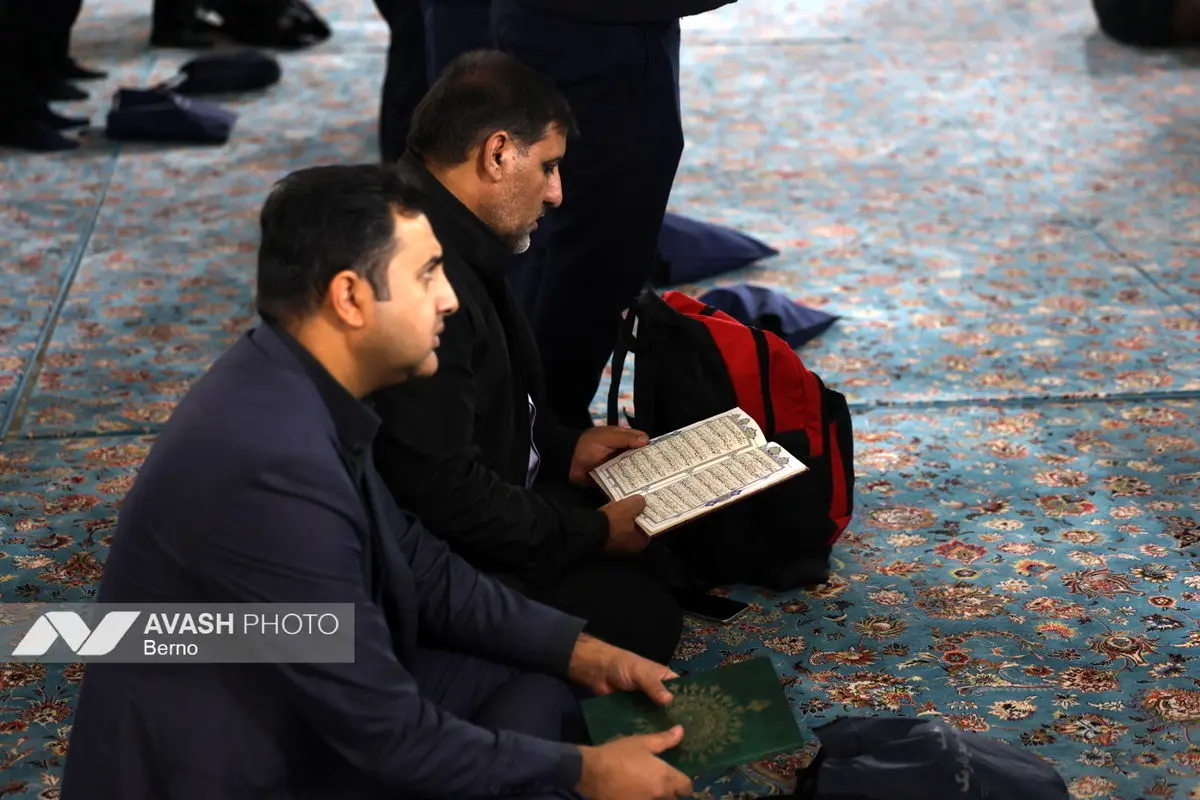 مراسم یادبود زرین احمدی‌نژاد در مسجد جامع نارمک