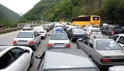 بارش برف و باران در جاده‌های شمال