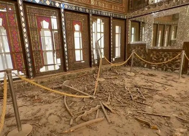 بازدید رسانه‌های بین‌المللی از آثار حملات آمریکا و رژیم صهیونی در کاخ گلستان
