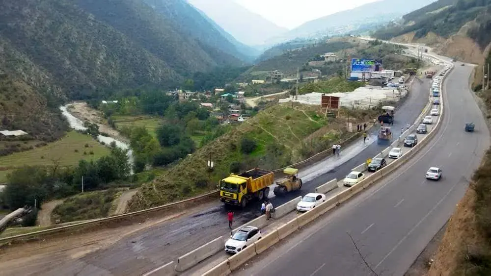 ترافیک روان در جادههای مازندران