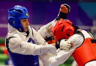 ساینا کریمی فینالیست تکواندو شد