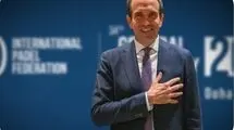 ابراز همدردی رئیس فدراسیون جهانی پدل با ملت ایران