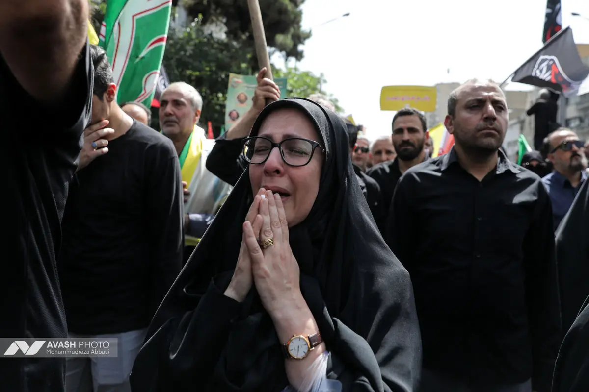 مراسم تشییع پیکر مطهر تعدادی از سرداران و فرماندهان، دانشمندان هسته‌ای