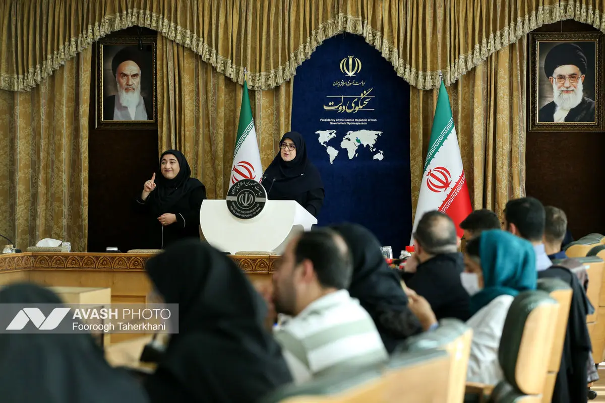 نشست سخنگوی دولت