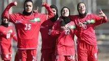 دختران فوتبالیست ایران در کافا به نایب قهرمانی دست یافتند