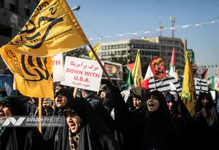راهپیمایی تهرانی‌ها درمحکومیت اقدامات تروریستی آمریکا و رژیم صهیونیستی علیه ملت ایران