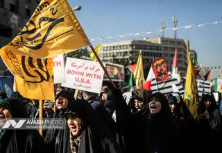 راهپیمایی تهرانی‌ها درمحکومیت اقدامات تروریستی آمریکا و رژیم صهیونیستی علیه ملت ایران
