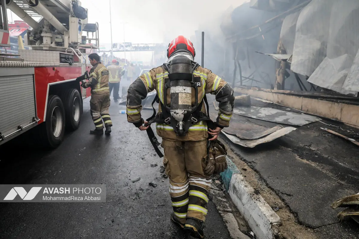 آتش‌سوزی بازار بزرگ جنت‌ - تهران