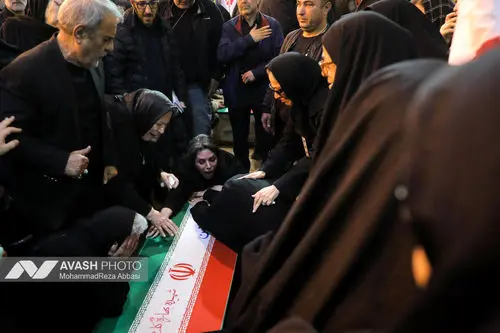 وداع با پیکر شهدای حملات صهیونی-آمریکایی