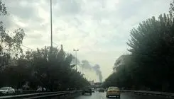 آتش سوزی مهیب در ساختمان نیمه‌کاره +جزئیات