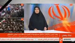 احترام نظامی مجری خانم شبکه خبر به سومین رهبر انقلاب+ویدیو
