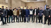 تیم کشتی تاجیکستان وارد تهران شد