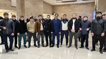تیم کشتی تاجیکستان وارد تهران شد