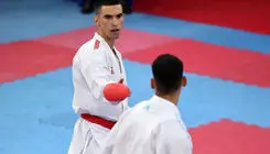 نعمتی به مدال نقره کاراته آسیا دست یافت